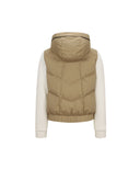 ANEW Golf Women's Hybrid Incision Down Jacket - Dark Brown
