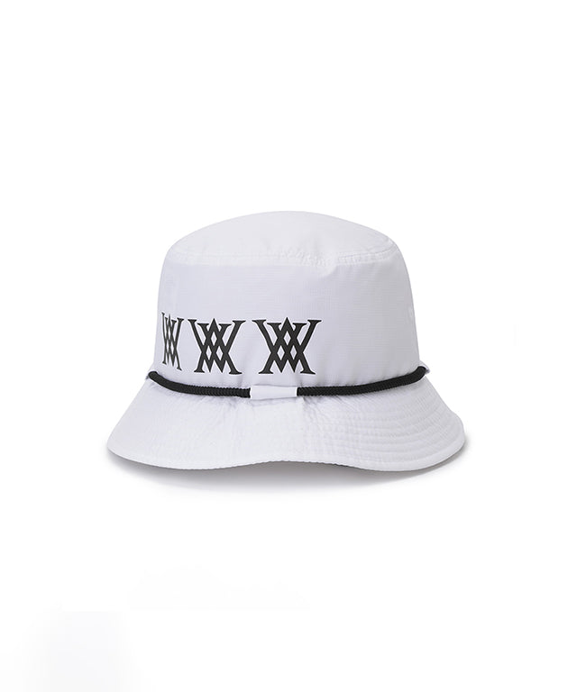 Unisex Loop Colour Bucket Hat - White