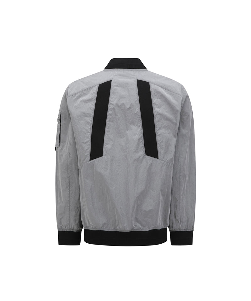 Anew Golf Men's SP Sleeve Pocket MA-1 Jacket - Dark Gray