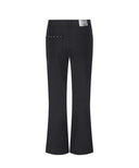 Women's V-Line Incision Boots Cut L/PT - Black