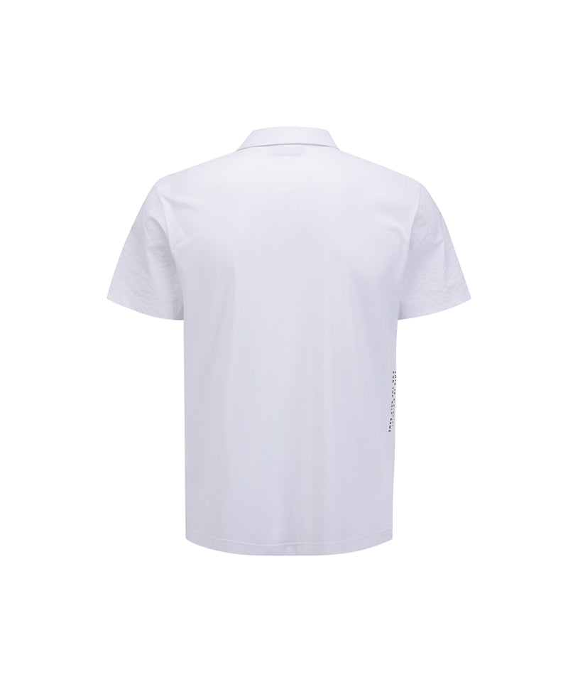 ANEW GOLF Men's SM Patch Pocket Short T-Shirt - White