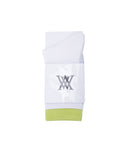 Women's Double Block Socks - Lime