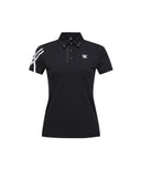ANEW Golf Women's SM Logo Point Short T-Shirt - Black