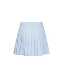 Women's Double Layer Pleats Skirt - Sky Blue