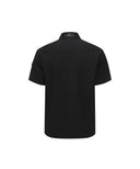 ANEW GOLF Men's SM Half Zip Short T-Shirt - Black