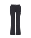 Women's Banding Point Boostcut Long Pants - Black