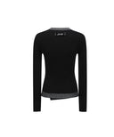 Women's Handle Chain Embroidery Pullover - Black