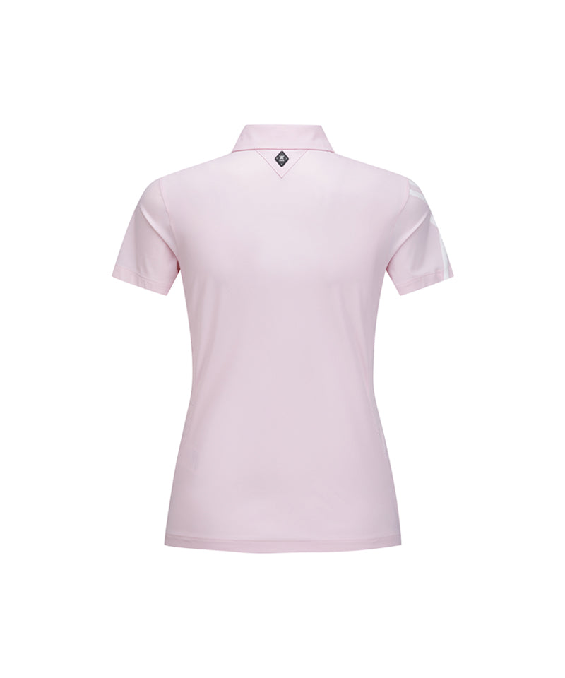ANEW Golf Women's SM Logo Point Short T-Shirt - Light Pink