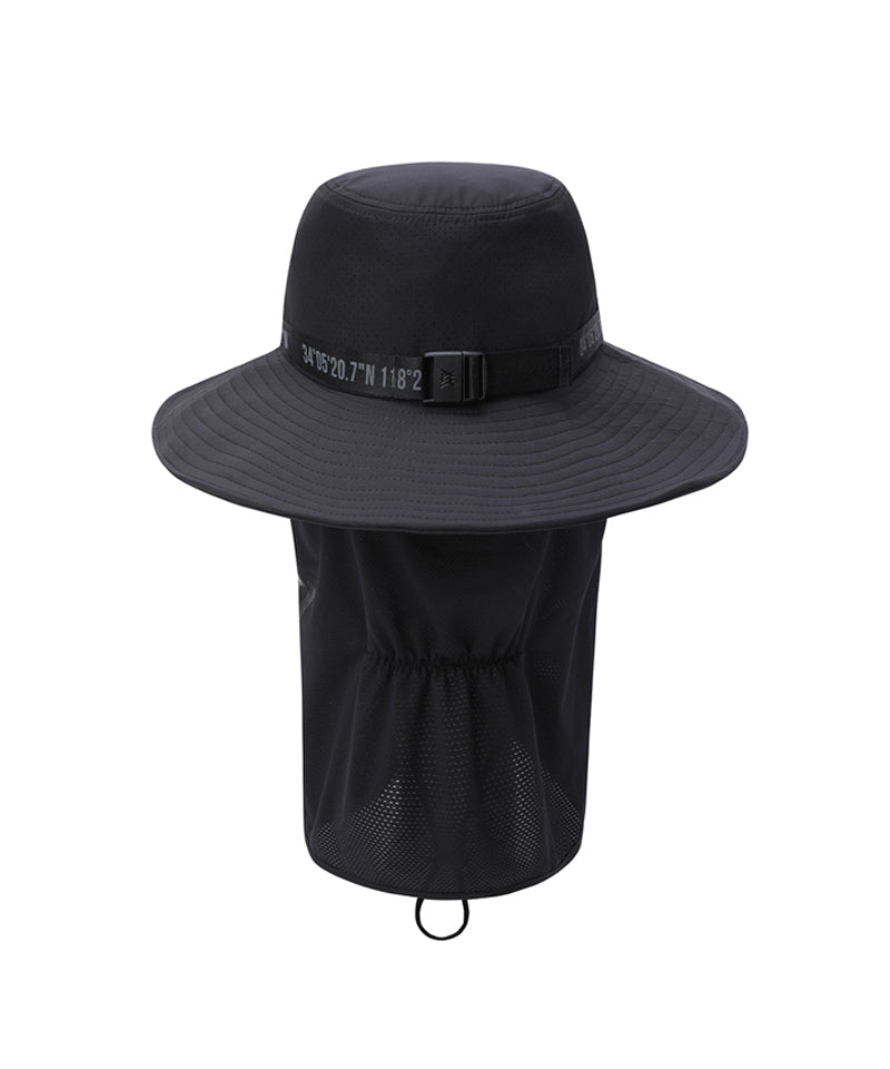ANEW Golf Unisex Neck Cooler Round Hat - Black