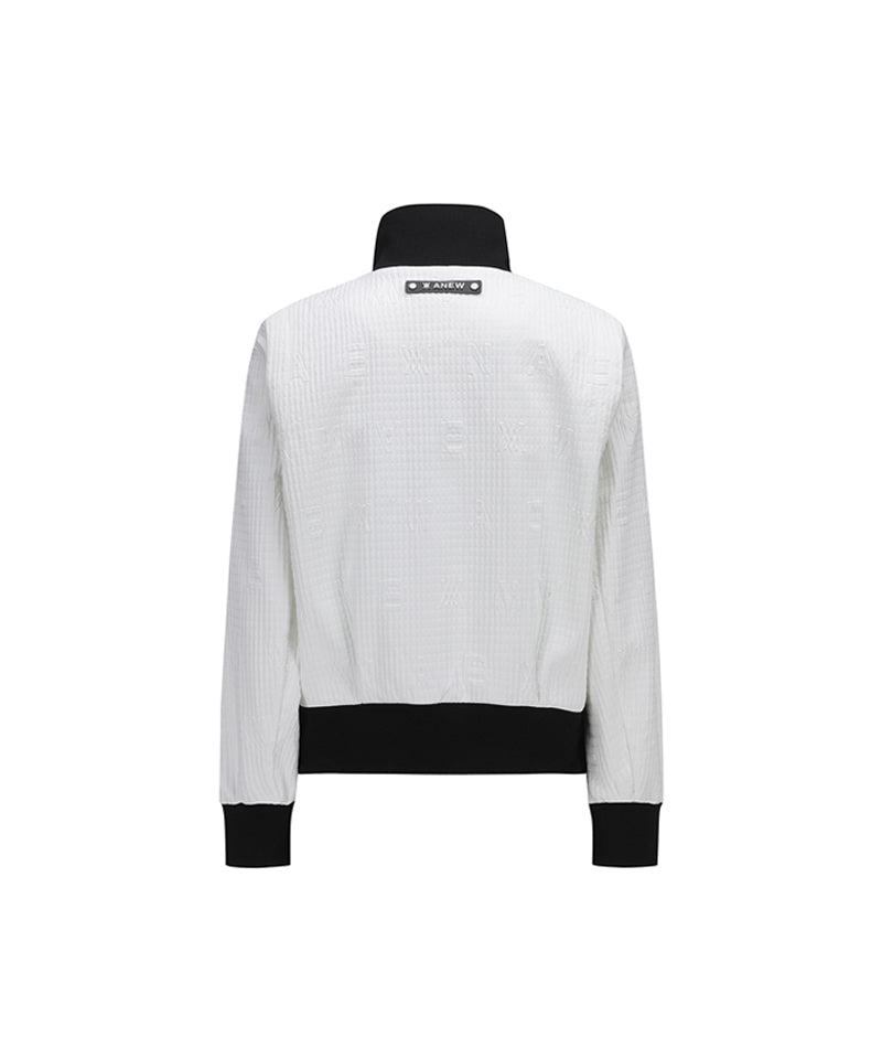 Women's Anew Embo Logo Jacket - White