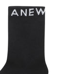 ANEW Golf Men's Essentials Medium Neck Socks - Black