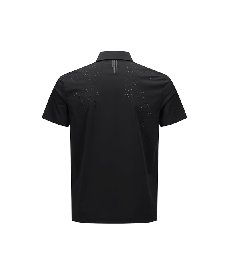 ANEW GOLF Men's SM Black Finish Short T-Shirt - Black