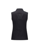 Women's FIT High Neck Vest - Black