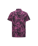 ANEW GOLF Men's SM Tropical Pattern Short T-Shirt - Hot Pink