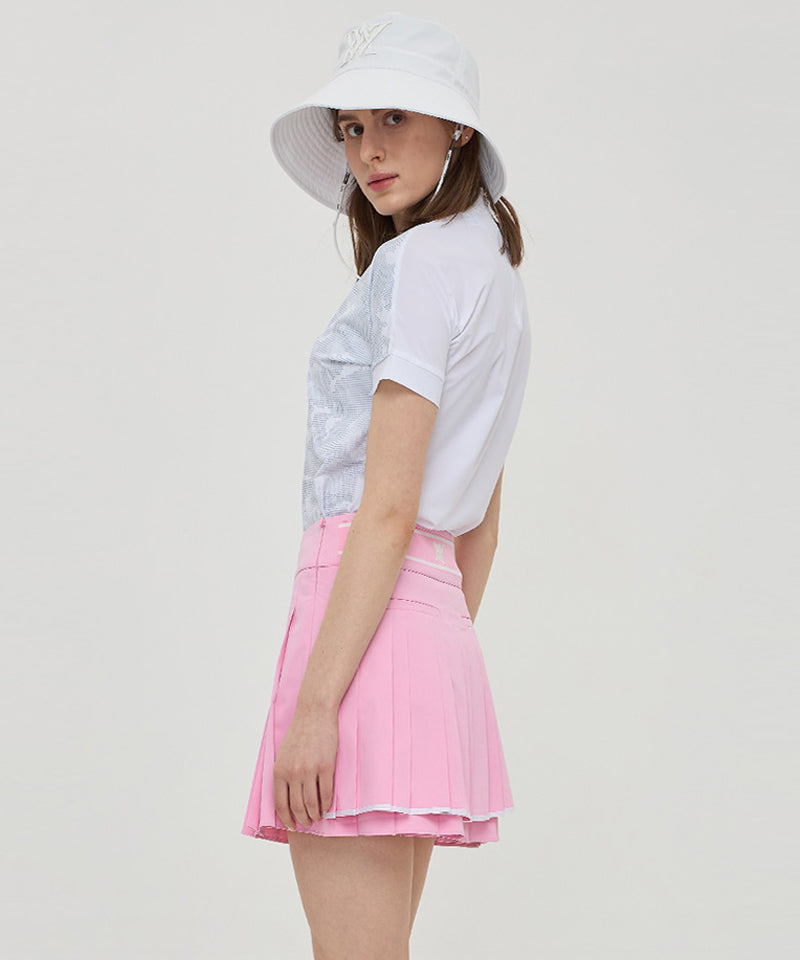 Women New Camouflage Short T-Shirt - White