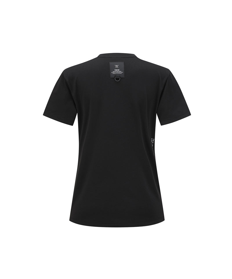 ANEW Golf Women's SM Essential Round Short  T-Shirt - Black