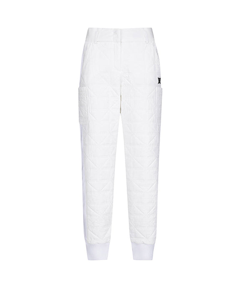 Women's Thinsulate Quilting Point Jogger L/PT - White