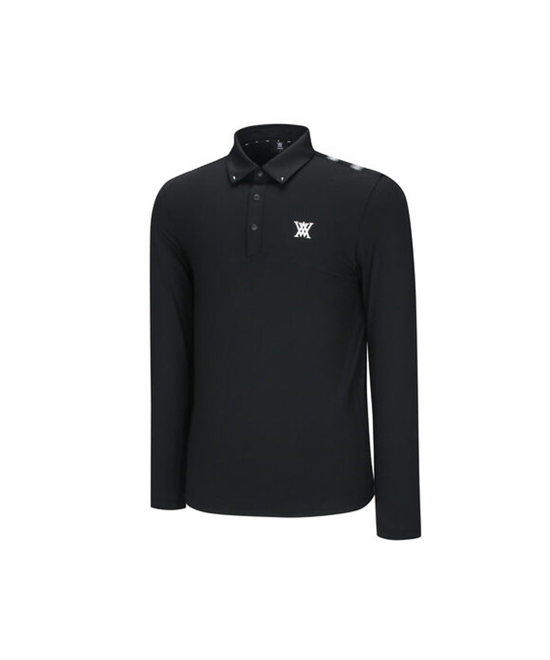 Men's Signature Logo L/TS - Black