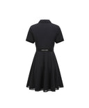 ANEW Golf Women's SM Flare Collared One Piece - Black