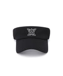 Men's Two Tone Logo Visor - Black