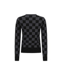 Women's Check Board Pullover - Black