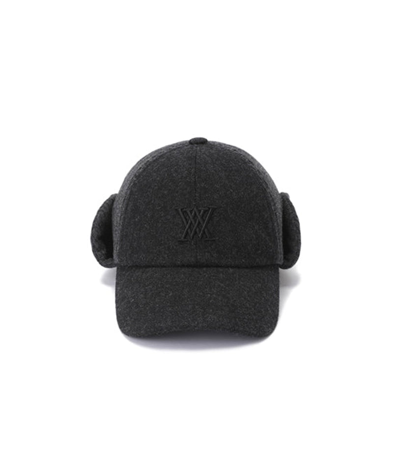 Men's Wool Knit Ball Cap - Black