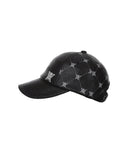 Women's Monogram Wide Ball Cap - Black