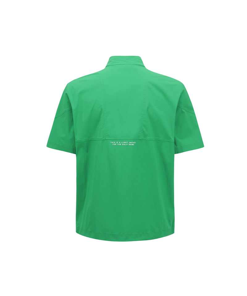 ANEW GOLF Men's SM Short Sleeve Anorak Jacket - Green – Anew Golf USA