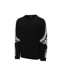 Men's Logo Sleeve Crewneck Sweater - Black