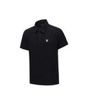 Men's Wave Textured Transition Short Sleeve T-Shirts - Black