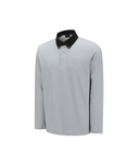 Men's Contrast Collar T-Shirt - Light Grey