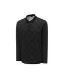 Men's Logo Pattern T-Shirt - Black
