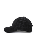 Uni Suede Logo Cap - Black