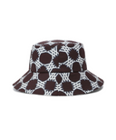 Uni Seasonal Pattern Bucket Hat - Brown