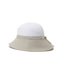 Women's Fabric Mix Bucket Hat - White