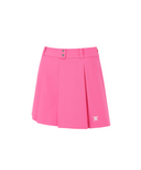 Women's Pleated Half Pants - Pink