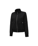 Women's Multi Pocket Blouson Jacket - Black