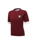 Women's Transition Short Sleeve Sweater - Burgundy