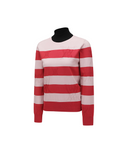 Women's Logo Pattern Turtleneck Sweater - Pink