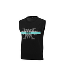 Women's Logo Round Neck Knit Vest - Black