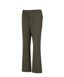 Women's Semi Boot Cut Pants - Dark Khaki