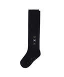 Women's Pocker Knee Socks - Black