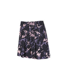 Women's Camo Pattern Pleats Skirt - Light Pink