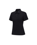 Women's Wave Textured Transition Short Sleeve T-Shirts - Black