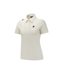 Women's Wave Textured Transition Short Sleeve T-Shirts - Cream
