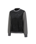 Women's Camo Pattern Layered T-Shirt - Black