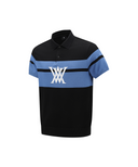 Men's Abstract Color Block Sweater - Black