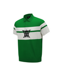 Men's Abstract Color Block Sweater - Green