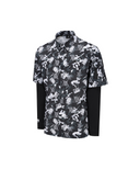 Men's Abstract Layered T-Shirt - Dark Grey