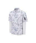 Men's Abstract Layered T-Shirt - White